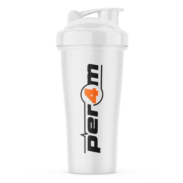 per4m white protein shaker