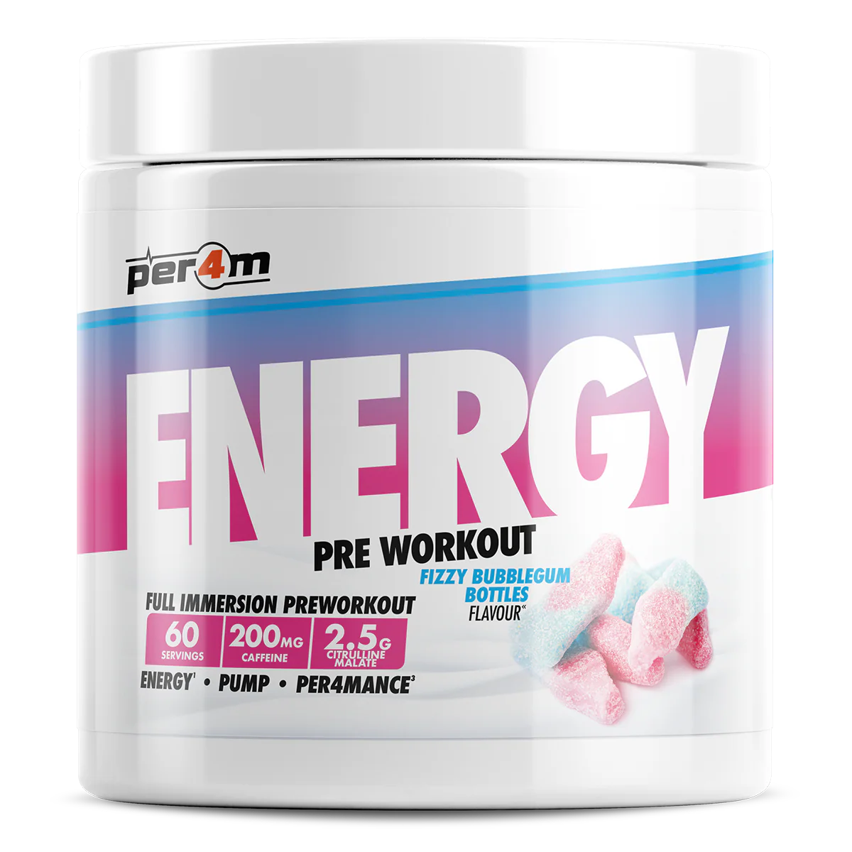 Per4m 'Energy' Pre-Workout Formula - 60 Servings (390g)