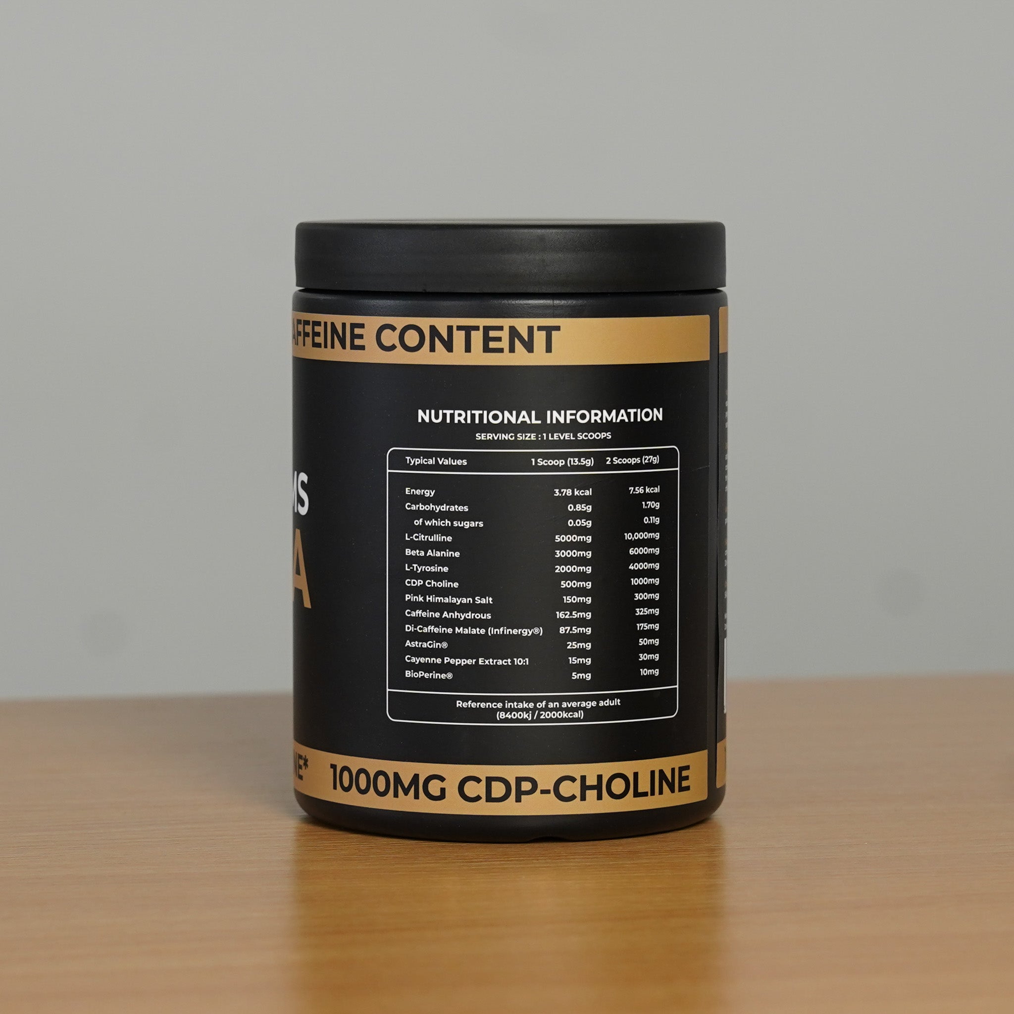 Darkstims Ultra Pre Supplement Facts