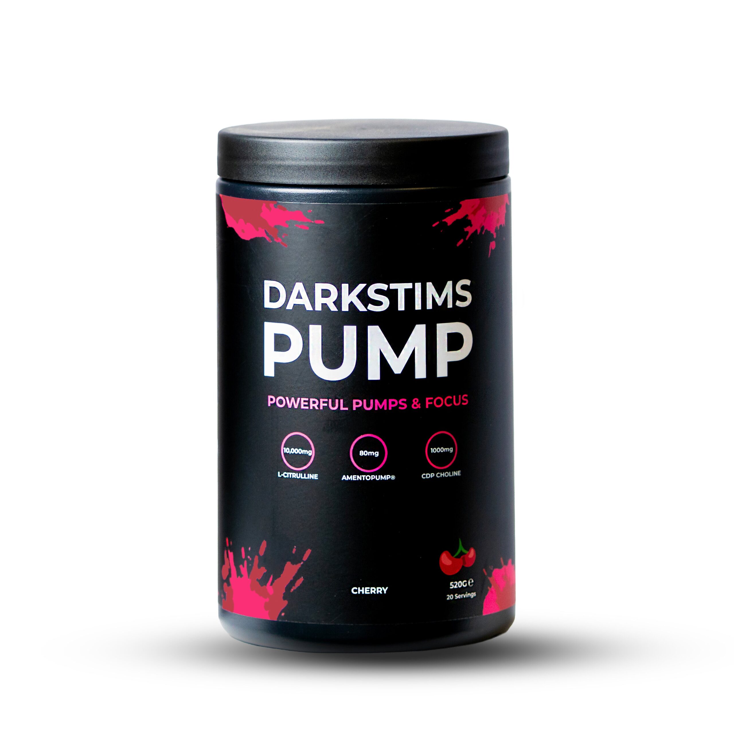 Darkstims Pump Stim-Free Pre-Workout Cherry