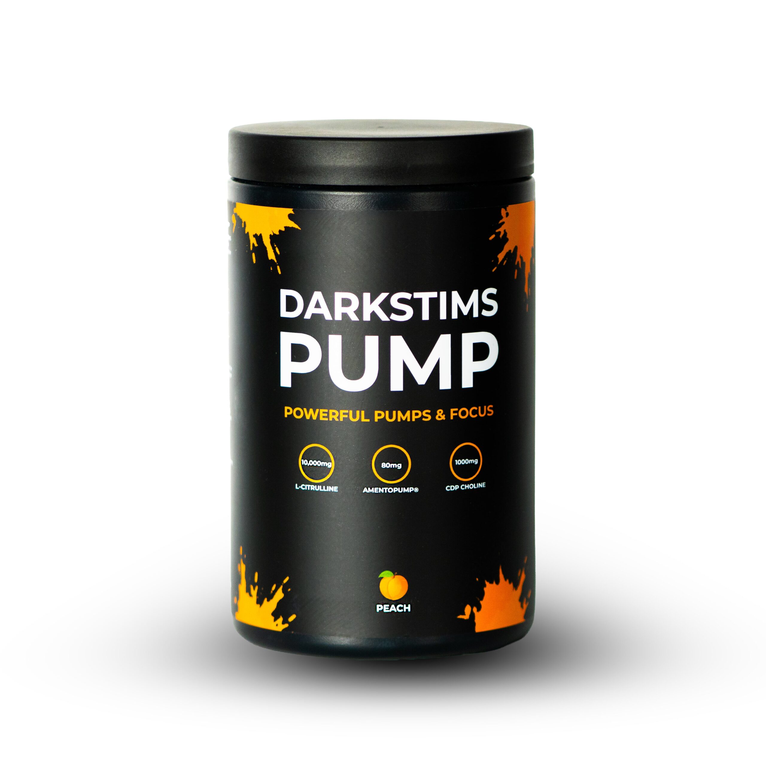 Darkstims Pump Stim-Free Pre-Workout Peach