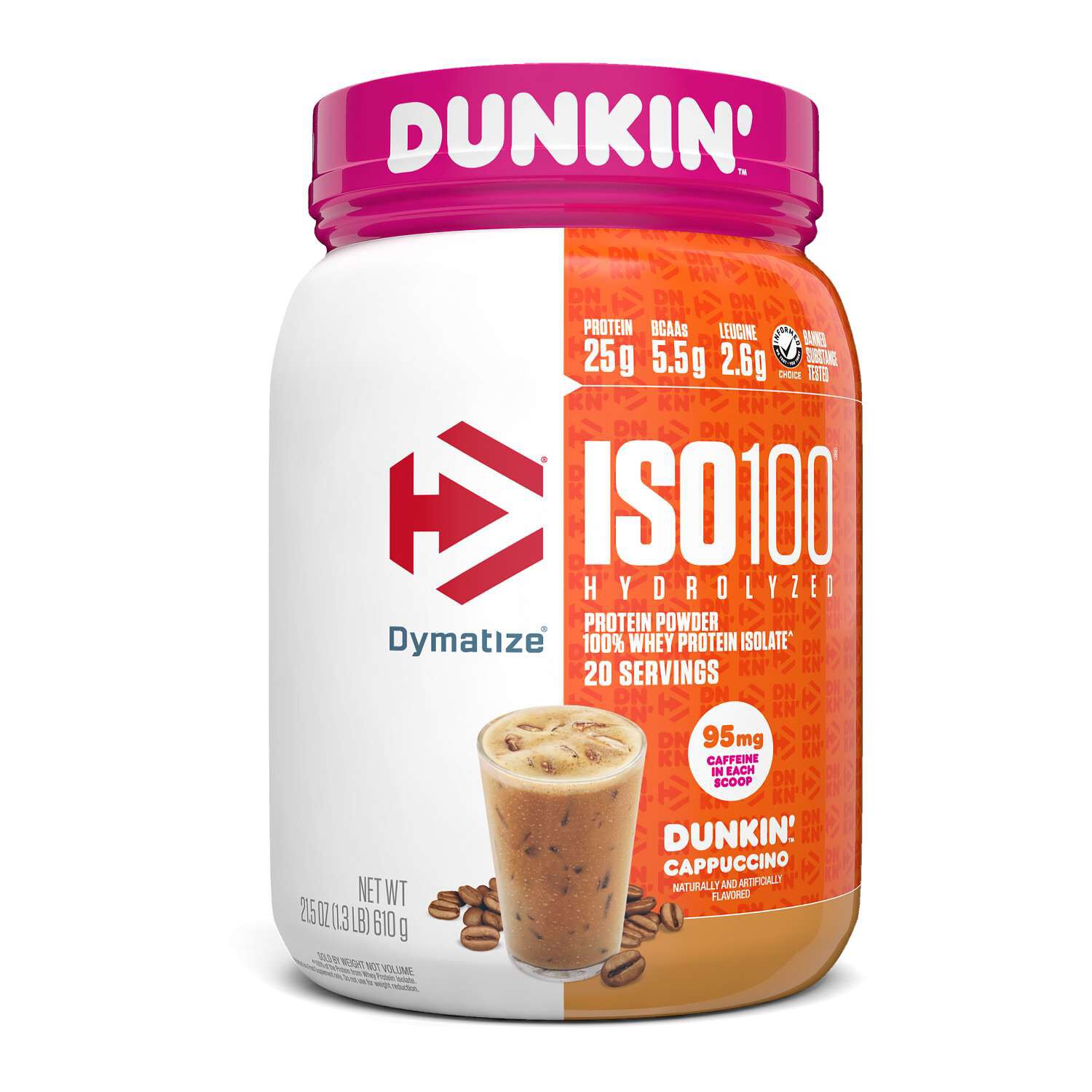 Dymatize ISO100 Dunkin Cappuccino 600g