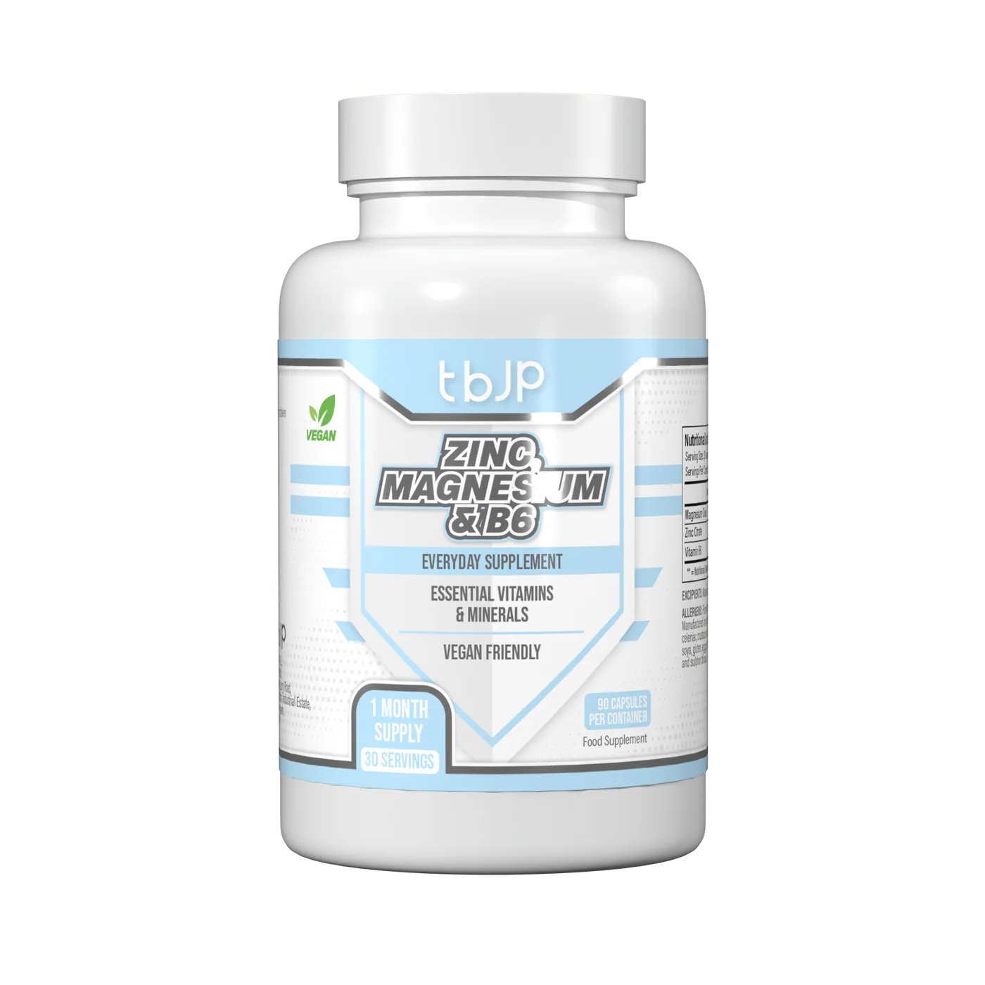 Trained By JP Zinc Magnesium & B6 90 Capsules