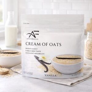 Apex Formulas Cream of Oats Vanilla flavour 2000g tub packaging