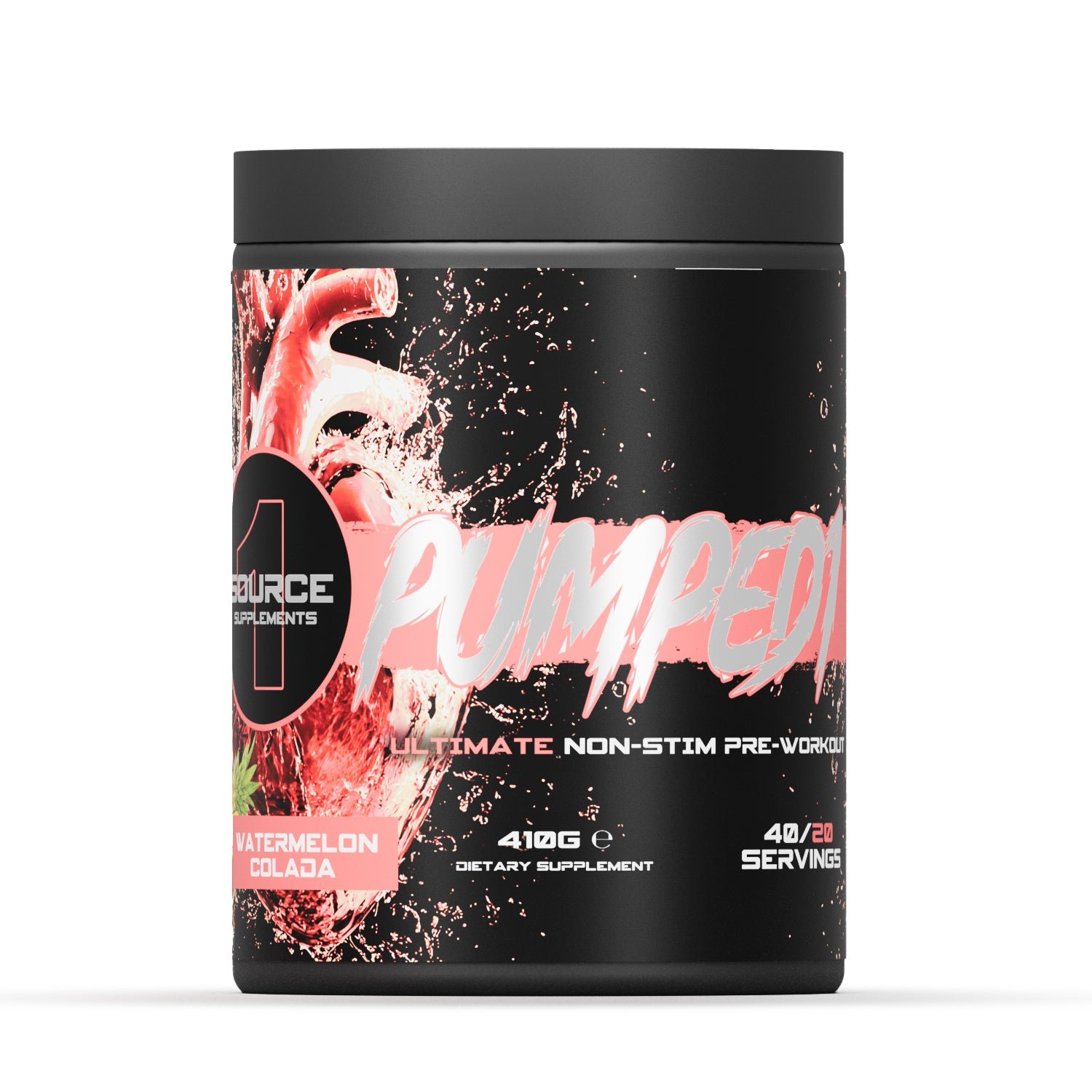 1 Source Supplements PUMPED1 non-stim pre-workout