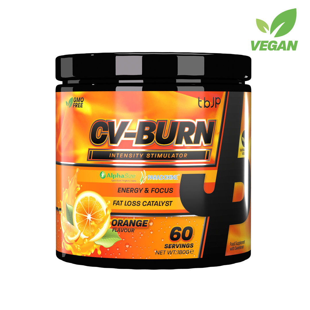 Trained By JP CV-Burn vegan friendly badge