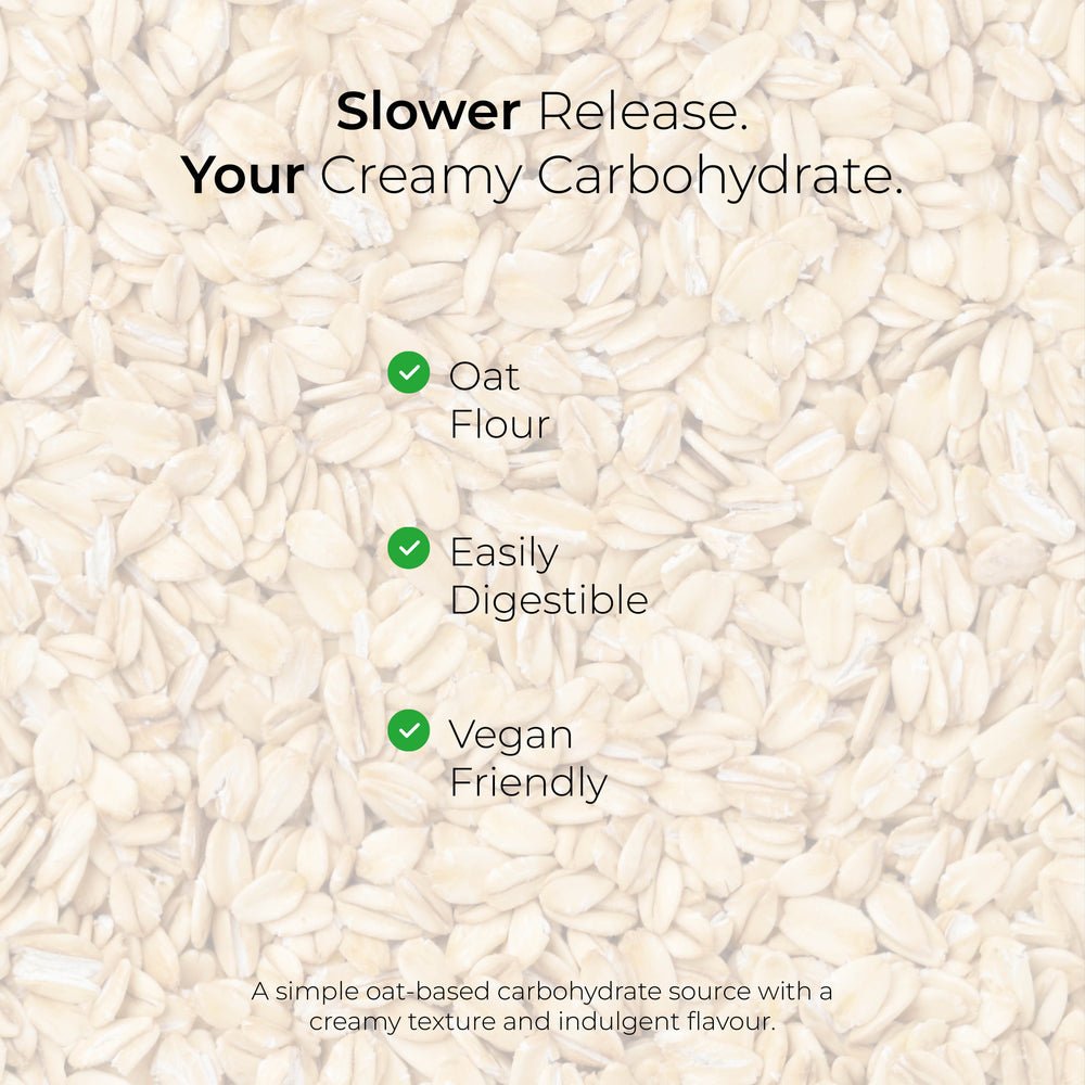 Trained By JP Oats So Creamy oat flour, easily digestible, vegan friendly